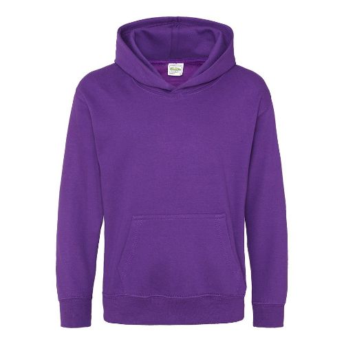 Awdis Just Hoods Kids Hoodie Purple